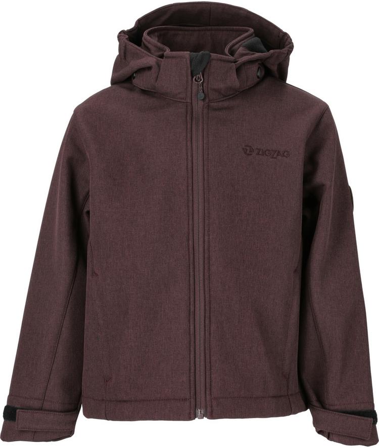 ZigZag ZigZag MANONE MELANGE WATERPROOF Softshelljacke Kinder - 4241 Fudge - 0 | SportScheck