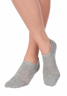 Rückansicht von LASCANA Active Sneakersocken Freizeitsocken Damen schwarz weiß hell grau