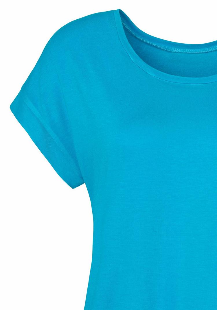 Vivance Vivance Kurzarmshirt T-Shirt Damen - t&uuml;rkis - 1 | SportScheck