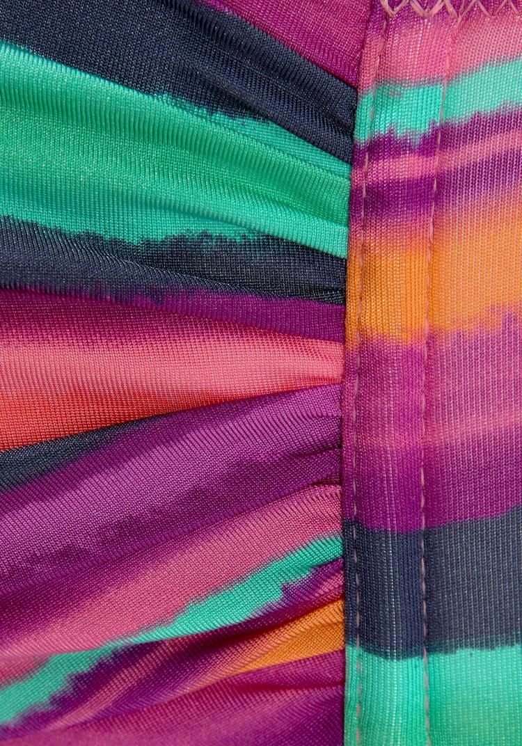 Lascana Lascana Bandeau-Bikini-Top Bikini Oberteil Damen - bunt-gestreift - 1 | SportScheck