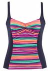 Lascana B&uuml;gel-Tankini-Top Bikini Oberteil Damen - bunt-gestreift