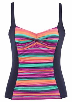Lascana Bügel-Tankini-Top Tankini Oberteil Damen bunt-gestreift