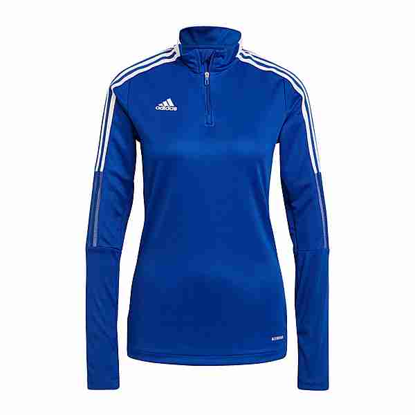 adidas Tiro 21 Trainingstop Damen Funktionssweatshirt Damen blauweiss