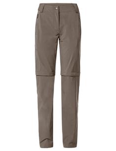 VAUDE Women's Farley Stretch ZO T-Zip Pants II Funktionshose Damen coconut