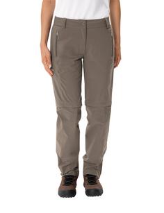 Rückansicht von VAUDE Women's Farley Stretch ZO T-Zip Pants II Funktionshose Damen coconut