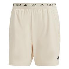 adidas Yoga Training 2-in-1 Shorts Funktionsshorts Herren Sand Strata / White