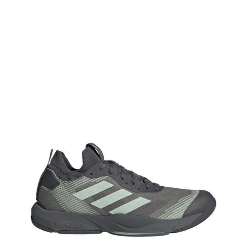 Rückansicht von adidas Rapidmove ADV Training Schuh Fitnessschuhe Grey Five / Linen Green / Grey Six