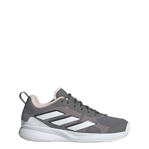 Rückansicht von adidas Avaflash Clay Tennisschuh Tennisschuhe Damen Grey Four / Cloud White / Sandy Pink
