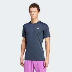 Rückansicht von adidas Tennis FreeLift T-Shirt T-Shirt Herren Aurora Ink