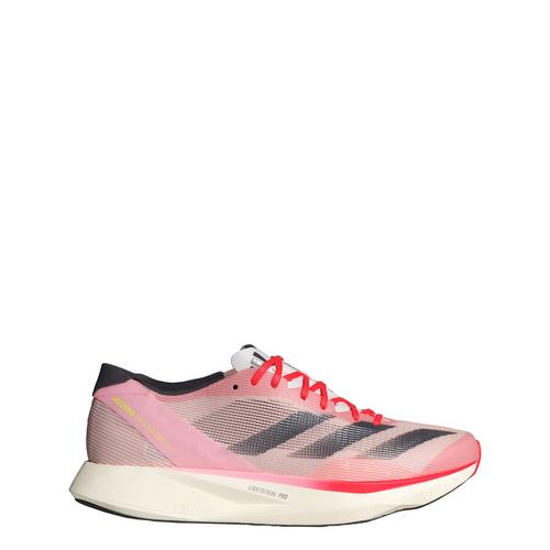 Rückansicht von adidas Adizero Takumi Sen 10 Laufschuh Laufschuhe Pink Spark / Aurora Met. / Sandy Pink
