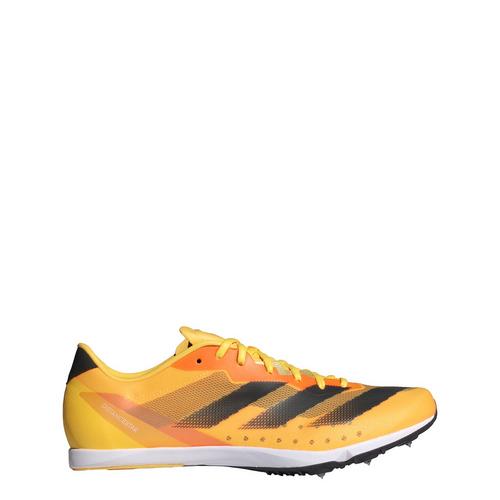 Rückansicht von adidas Adizero Distancestar Spike-Schuh Laufschuhe Herren Spark / Core Black / Zero Metalic