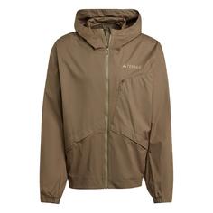 adidas Terrex Xploric Windjacke Funktionsjacke Herren Olive Strata