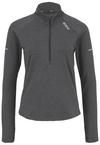 2XU Aero 1/2 Zip Funktionsshirt Damen - black-silver reflective