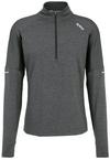 2XU Aero 1/2 Zip Funktionsshirt Herren - black-silver reflective