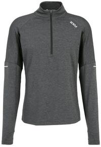 2XU Aero 1/2 Zip Funktionsshirt Herren - black-silver reflective