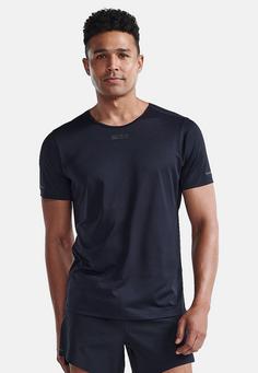 Rückansicht von 2XU Light Speed Tech Tee Funktionsshirt Herren black-black reflective