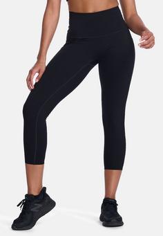 Rückansicht von 2XU Form Stash Hi-Rise Compression 7/8-Tights Damen black-black