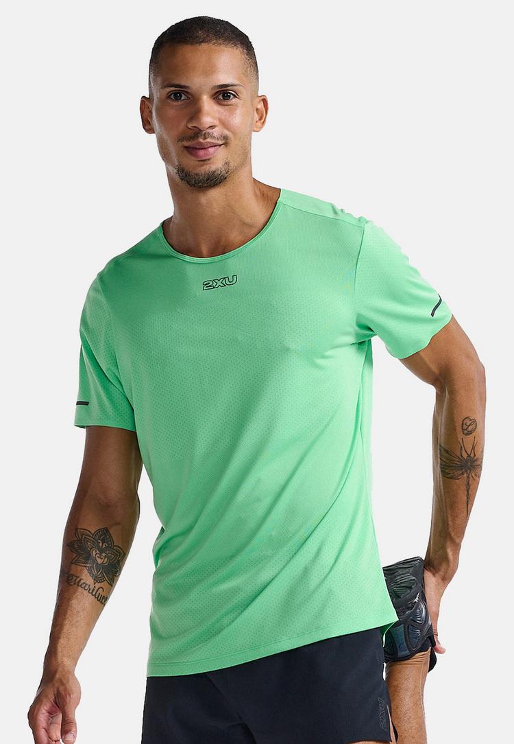 2XU 2XU Light Speed Tech Tee Funktionsshirt Herren - spring green-black reflective - 1 | SportScheck