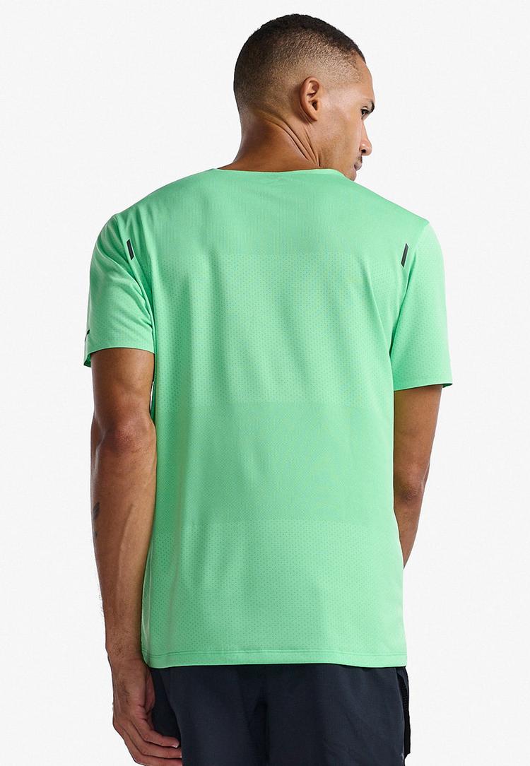 2XU 2XU Light Speed Tech Tee Funktionsshirt Herren - spring green-black reflective - 2 | SportScheck