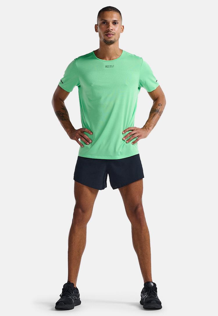 2XU 2XU Light Speed Tech Tee Funktionsshirt Herren - spring green-black reflective - 3 | SportScheck