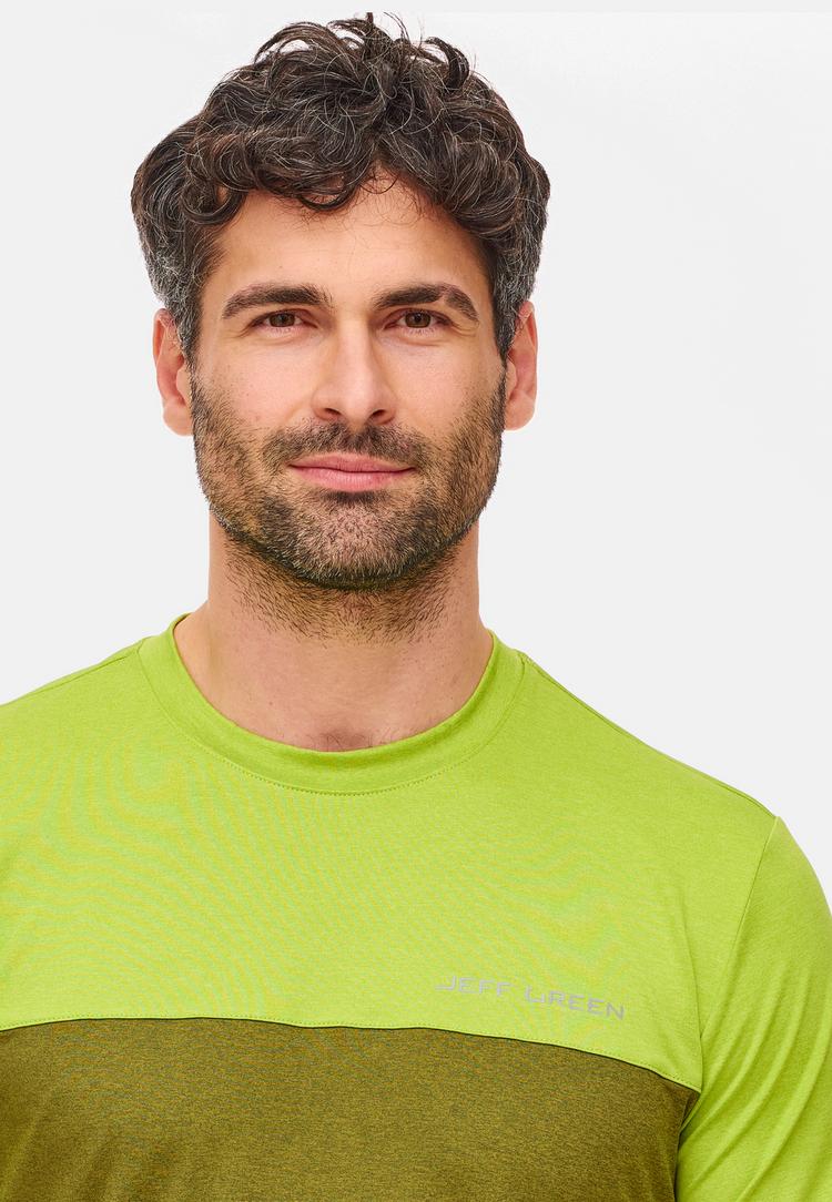 Jeff Green Jeff Green Brody Funktionsshirt Herren - Olive/Green - 4 | SportScheck