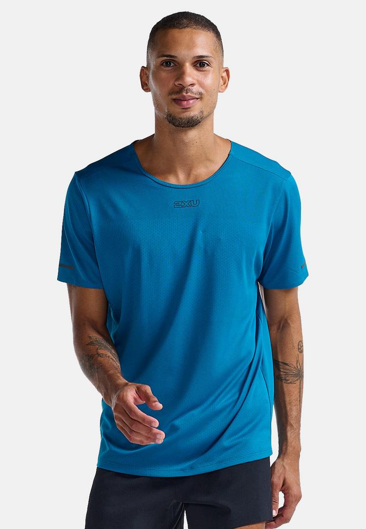 2XU 2XU Light Speed Tech Tee Funktionsshirt Herren - seaport-black reflective - 2 | SportScheck