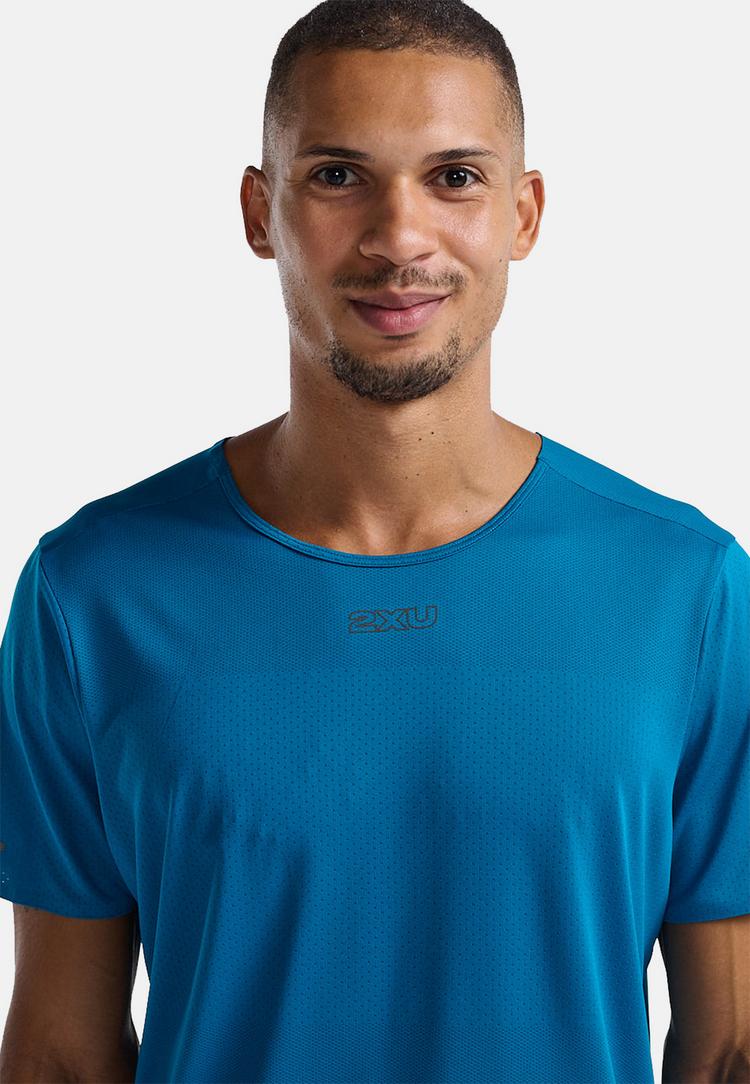 2XU 2XU Light Speed Tech Tee Funktionsshirt Herren - seaport-black reflective - 3 | SportScheck