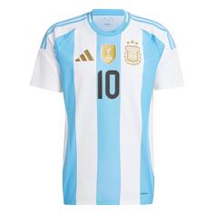 adidas Argentinien 24 Messi Heimtrikot Fußballtrikot Herren White / Blue Burst