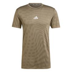 adidas Gym+ Training Seamless T-Shirt T-Shirt Herren Olive Strata / Shadow Olive