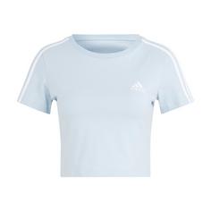 adidas Essentials 3-Streifen T-Shirt T-Shirt Damen Wonder Blue