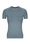 Snocks Sport Shirt Seamless Damen T-Shirt Damen - Taubenblau