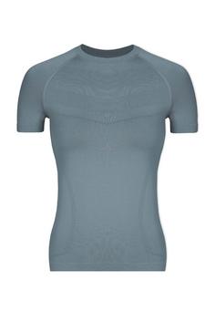 Snocks Sport Shirt Seamless Damen T-Shirt Damen Taubenblau