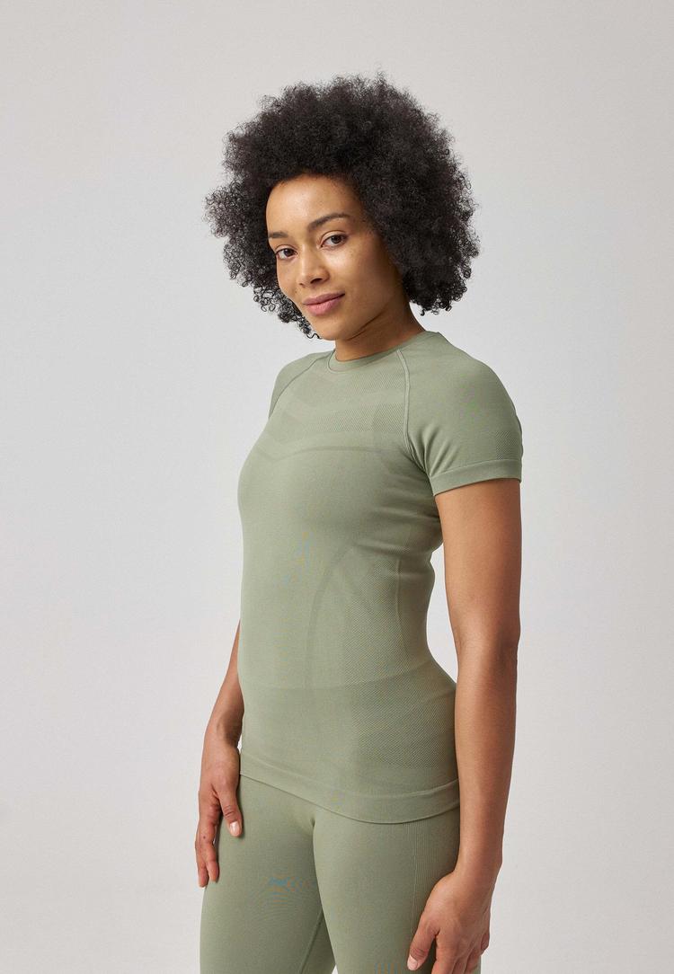 Snocks Snocks Sport Shirt Seamless Damen T-Shirt Damen - Hellgr&uuml;n - 0 | SportScheck