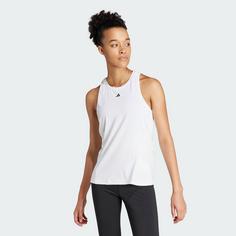 Rückansicht von adidas Designed for Training Tanktop Tanktop Damen White