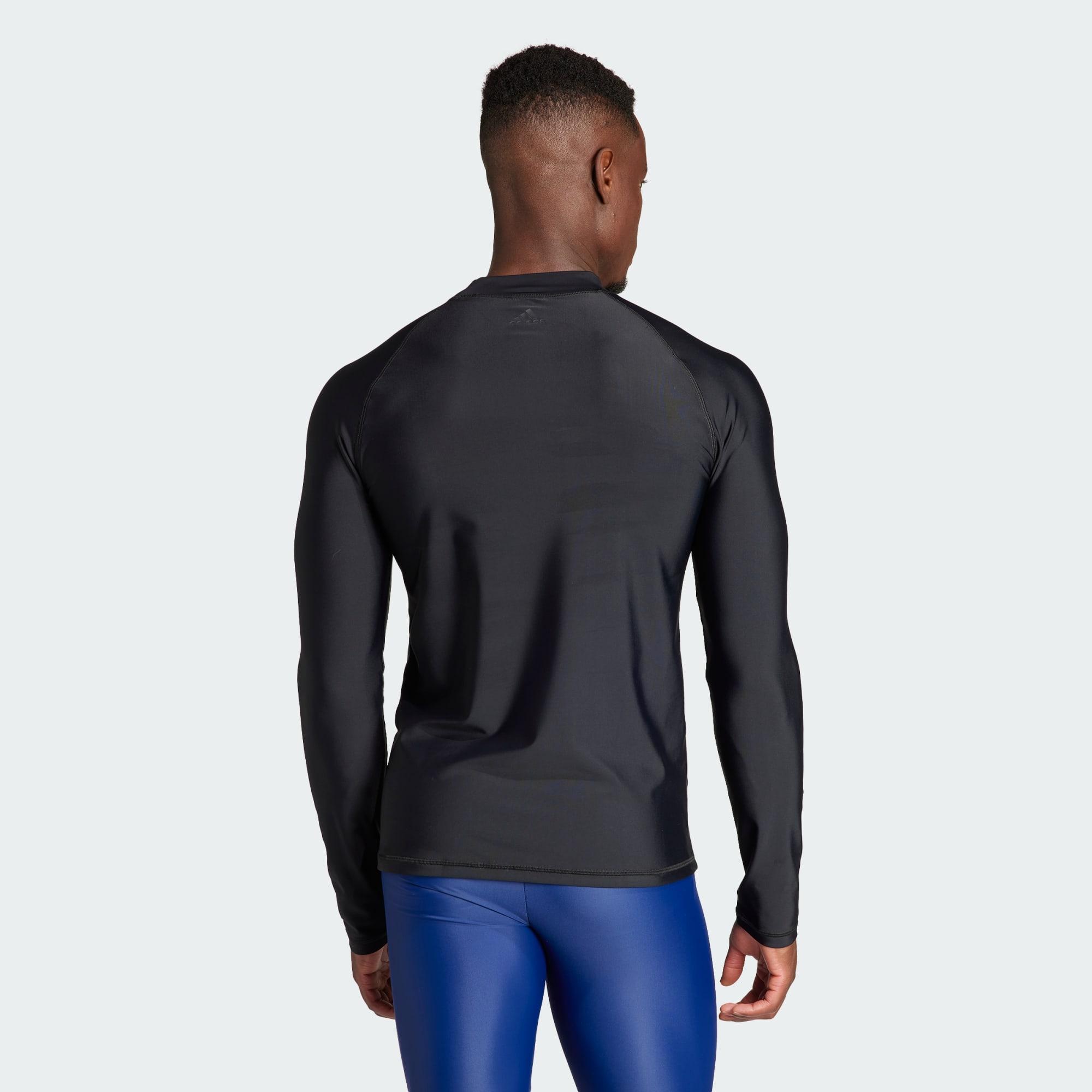 Body Glove Herren Rashguard Langarm – Schwarz, Aus Polyester/Spandex, Mit UV-Schutz