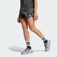 Rückansicht von adidas Ultimate WIND.RDY Reflective Shorts Funktionsshorts Damen Black / Reflective Silver