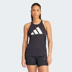 Rückansicht von adidas Run It Tanktop Funktionstank Damen Black