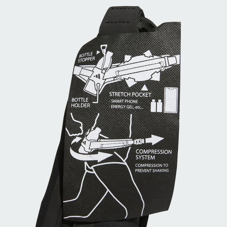 adidas adidas Running Trinkflascheng&uuml;rtel Bauchtasche - Black - 2 | SportScheck