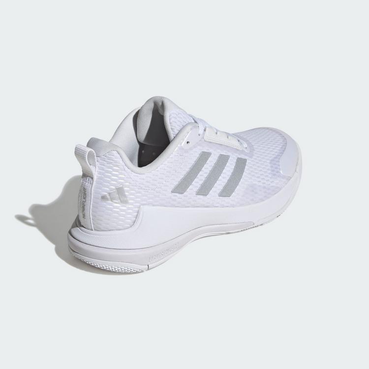 adidas adidas Novaflight 2 Indoor Schuh Hallenschuhe Damen - Cloud White / Silver Metallic / Cloud White - 4 | SportScheck