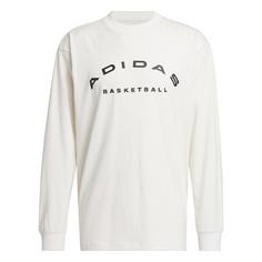 adidas Select Longsleeve Basketball Shirt Herren Cloud White / Black
