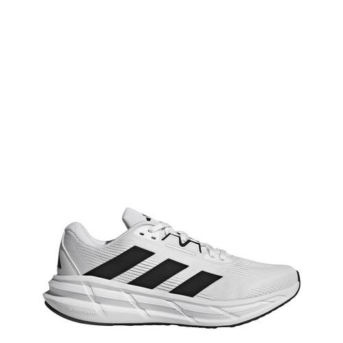 Rückansicht von adidas Questar 3 Laufschuh Laufschuhe Herren Cloud White / Core Black / Dash Grey