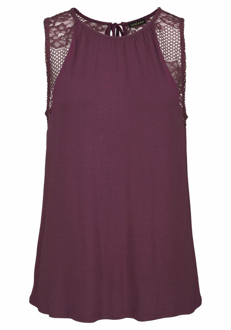 Lascana Lascana Strandtop T-Shirt Damen - schwarz - 0 | SportScheck