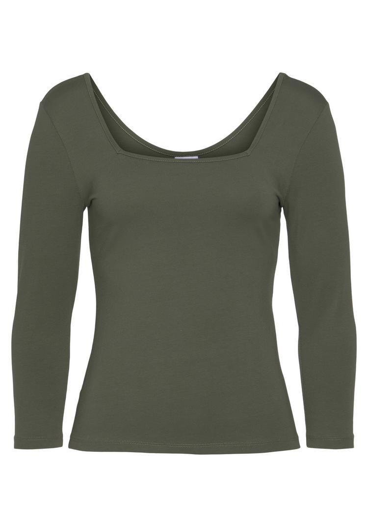 Lascana Lascana Langarmshirt Langarmshirt Damen - schwarz - 0 | SportScheck