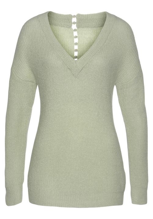Lascana V-Ausschnitt-Pullover Strickpullover Damen