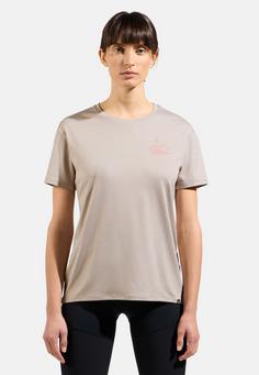 Rückansicht von Odlo Funktionsshirt Damen silver cloud melange(10703)