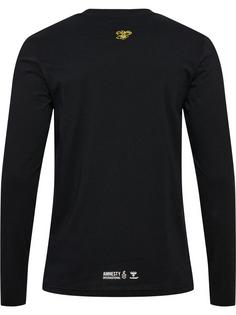 Rückansicht von hummel hmlAMNESTY T-SHIRT L/S T-Shirt BLACK