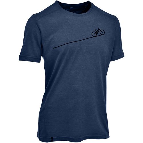 Rückansicht von Maul Sport T-Shirt Herren Blau3031