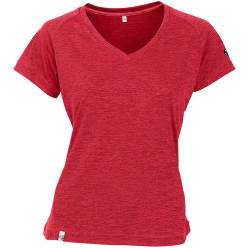 Rückansicht von Maul Sport T-Shirt Damen Rot4514