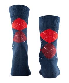 Rückansicht von Burlington Freizeitsocken Herren steel blue (6155)