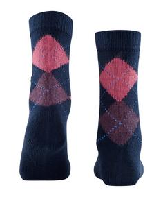 Rückansicht von Burlington Freizeitsocken Damen navy (6156)